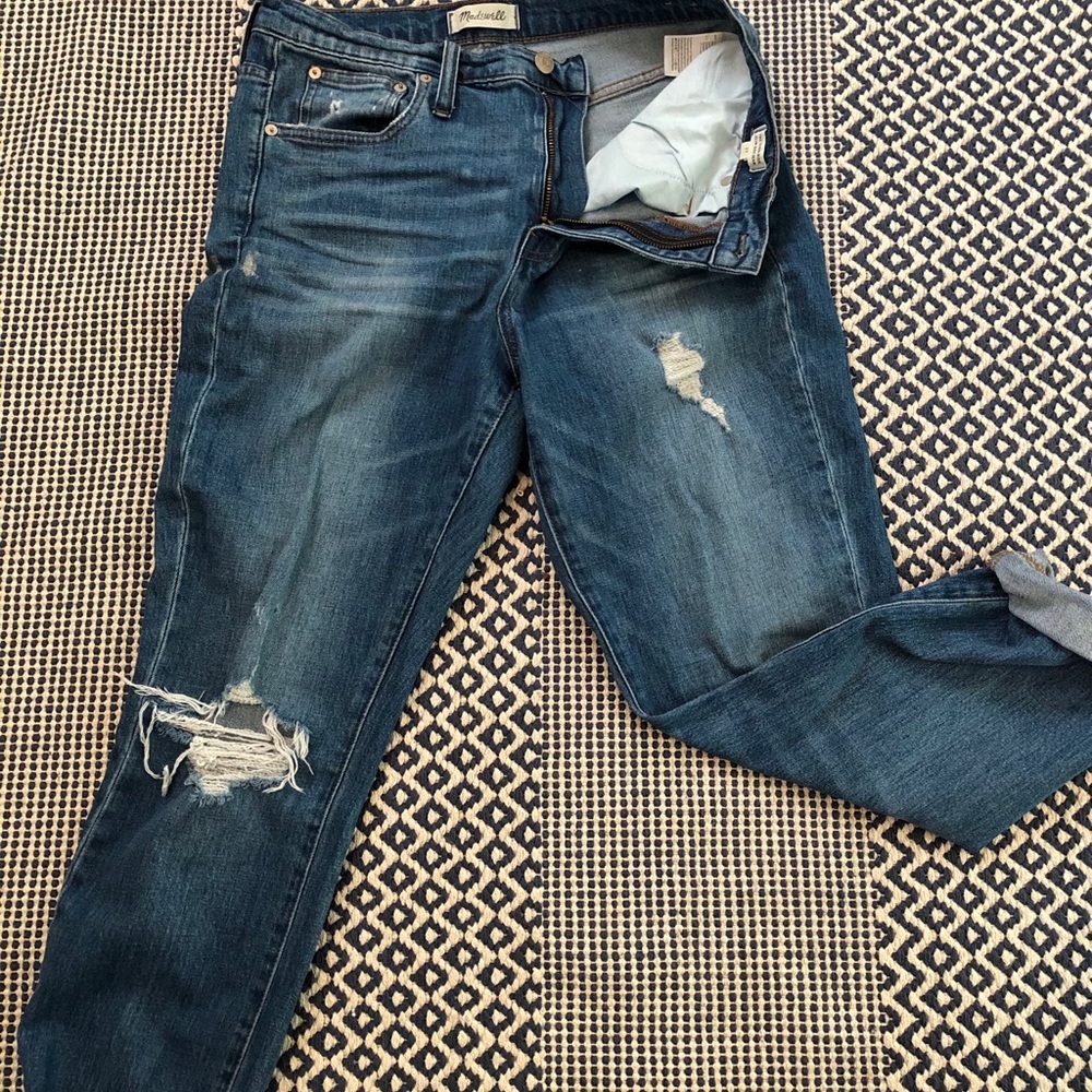 Madewell High Rise Slim Boy Jeans